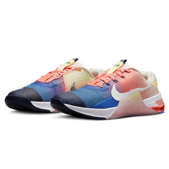 Nike Shoes - Nike Metcon 7 AMP 'Multicolor' Sunset Pink Blue Unisex Size Men’s 8 Women’s 10